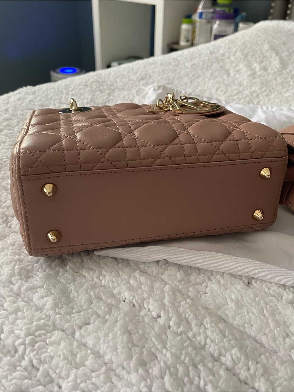 ABC Lady Dior Small Fard Gold Hardware - Picture 12 of 14